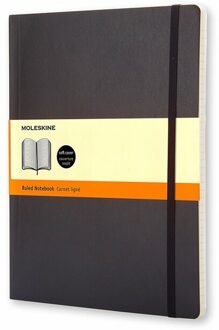 Moleskine Notitieboek Moleskine XL 190x250mm lijn zwart