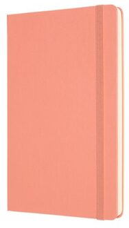 Moleskine notitieboekje bullet art, hard cover, formaat 13 x 21 cm. large, kleur roze