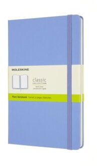 Moleskine notitieboekje classic large hydrangea blauw blanco