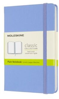 Moleskine notitieboekje classic pocket hydrangea blauw blanco