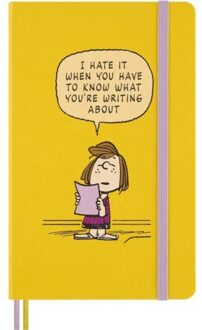 Moleskine x peanuts limited edition notitieboek, gelinieerd, a5, hardcover, patty