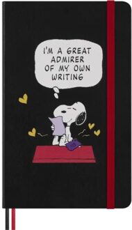 Moleskine x peanuts limited edition notitieboek, gelinieerd, a5, hardcover, snoopy admirer