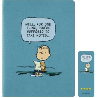 Moleskine x peanuts limited edition notitieboek, gelinieerd, xl, hardcover, linus