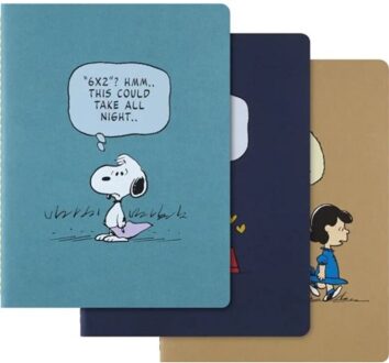 Moleskine x peanuts limited edition notitieboek set van 3, gelinieerd, xl, hardcover