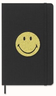 Moleskine x smiley notitieboek, large, gelinieerd