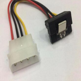 Molex Male naar 90° SATA voedingskabel - small