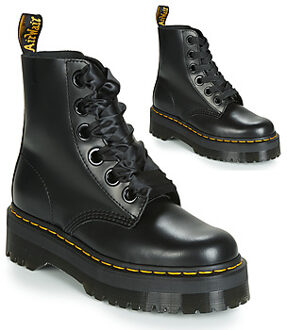 Molly 24861001, Vrouwen, Zwart, Bovver Stiefel maat: 38 EU