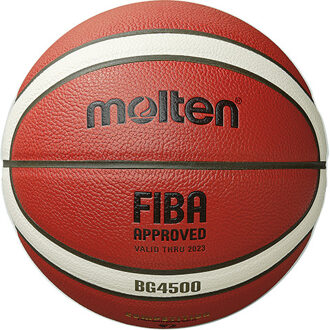 Molten Basketbal B7G4500-DBB met DBB logo maat 7 (opvolger GG7X) Oranje / ivory