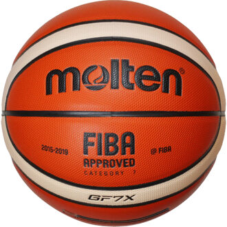 Molten Basketbal GF7X (maat 7) oranje/ivoor/zwart