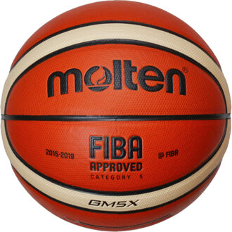 Molten BasketbalKinderen en volwassenen - oranje/wit/zwart