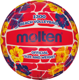 Molten Beachvolleybal V5B1300-FR Bloemen rood - 5