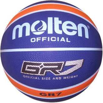 Molten GR7 basketbal navy/oranje maat 7
