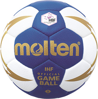 Molten Handbal H2X5000-BW-HBF (5001) Blau/weiß/gold - 2