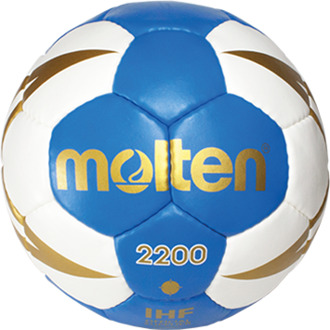 Molten Handbal H3X2200-BW Blau/weiß/gold - 3