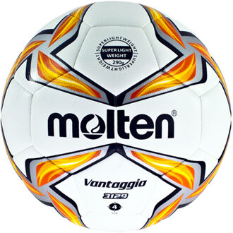 Molten Voetbal F4V3129-O S-light 290 gr Wit / oranje / zilver - 4