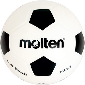 Molten Voetbal Soft PRS-1 240g Ã 190 mm wit/zwart Wit / zwart - 190mm