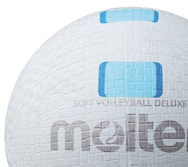 Molten Zachte volleybal deluxe - maat One size Wit
