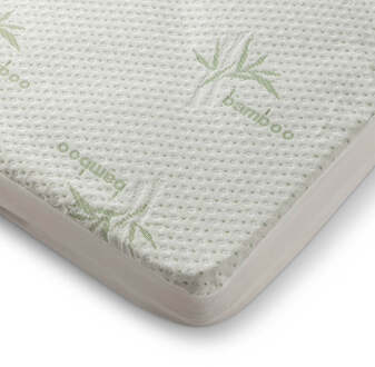 Molton Hoeslaken - Bamboe - Waterdicht - 180x200 Cm - Fresh And Co Matrasbeschermer - Dekbed-Discounter.nl
