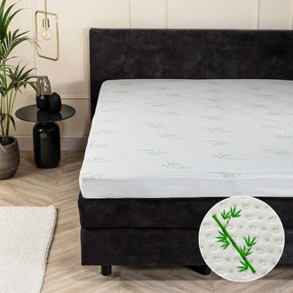Molton Hoeslaken - Bamboe - Waterdicht - 190x200 Cm - Fresh And Co Matrasbeschermer - Dekbed-Discounter.nl - 190 x 200/210 cm