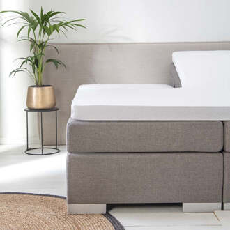 Molton Hoeslaken Luna - 2-PACK - 180x200 Cm - Luna Bedding Matrasbeschermer - Dekbed-Discounter.nl