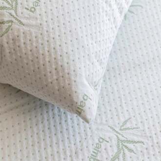 Molton Kussensloop - Bamboe - 2-PACK - Fresh And Co - - Microvezel - Dekbed-Discounter.nl