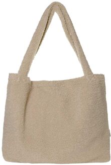 Mom Bag Teddy beige damestas luiertas - H 48 x B 57 x D 5 cm