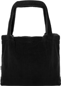 Mom Bag Teddy black damestas luiertas Zwart - H 48 x B 57 x D 5 cm