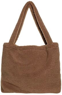Mom Bag Teddy brown damestas luiertas Bruin - H 48 x B 57 x D 5 cm