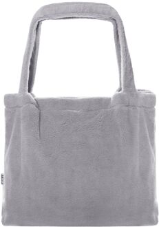 Mom Bag Teddy light grey damestas luiertas Grijs - H 48 x B 57 x D 5 cm