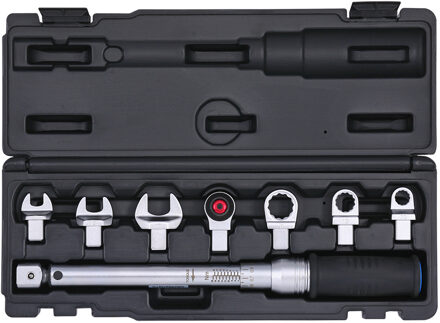 Momentsleutelset 9x12 ring+open 4-20Nm 8-dlg. 600907