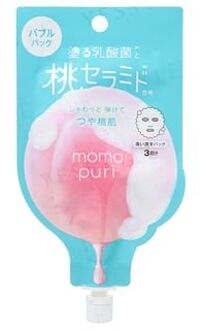 Momo Puri Peach Fresh Bubble Rinse Mask 20g