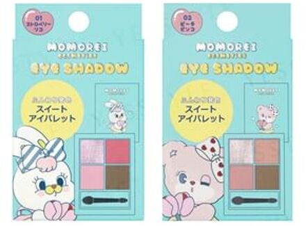 Momorei Cosmetics Eye Shadow 02 Peach Pinko