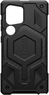 Monarch Pro Backcover voor de Samsung Galaxy S24 Ultra - Carbon Fiber Zwart