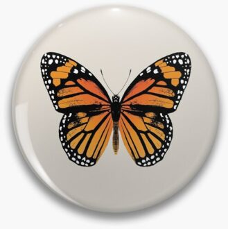 Monarch Vlinder Vintage Vlinders Zacht Email Pin Badge Decoratieve Kleding Badge Revers Pin Broche Sieraden Voor Vrouwen