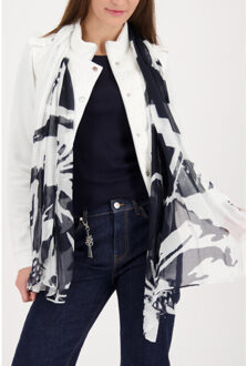 Monari 410464 757 marina pattern - maat One size Blauw