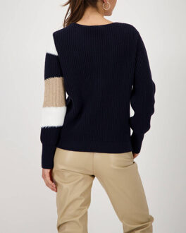 Monari Pullover 808973 Blauw - 40