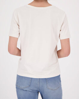 Monari Top korte mouw 410467 Ecru - 42