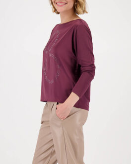 Monari Top lange mouw 808839 Bordeaux - 42