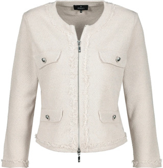 Monari vest Tweed vest 408504/191 Monari , Gray , Dames - Xl,L,3Xl