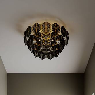 Monarque plafondlamp, chroom/zwart zwart/chroom