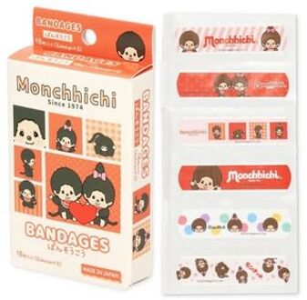 Monchhichi Bandage (18 pieces) 6 Patterns x 3 pcs