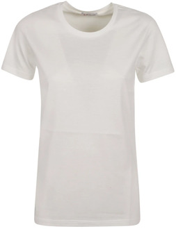 Moncler 033 Wit T-Shirt Moncler , White , Dames - L,M,S
