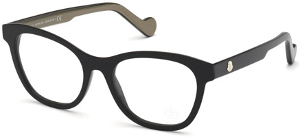 Moncler Brillen, Ml5097 Cod. kleur 005 Moncler , Black , Dames - 52 MM