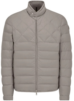 Moncler Choquart Korte Donsjas Moncler , Beige , Heren - 2Xl,Xl