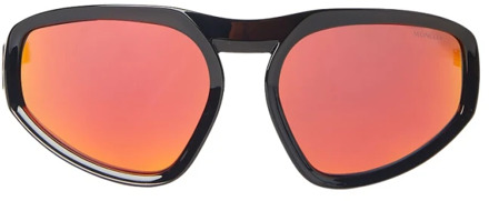 Moncler Geometrische zonnebril Moncler , Black , Unisex - ONE Size