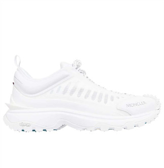 Moncler Italiaanse Stoffen Sneakers voor Dames Moncler , White , Dames - 40 EU