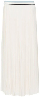 Moncler Midi Skirts Moncler , White , Dames - XS