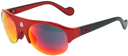 Moncler ML0050 68C Red Sunglasses Rood