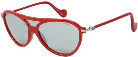 Moncler ML0054 67C OO Red Sunglasses - maat Rood
