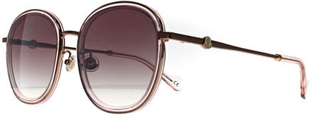 Moncler ML0111-K 33U roségoud roze gradiënt zonnebril